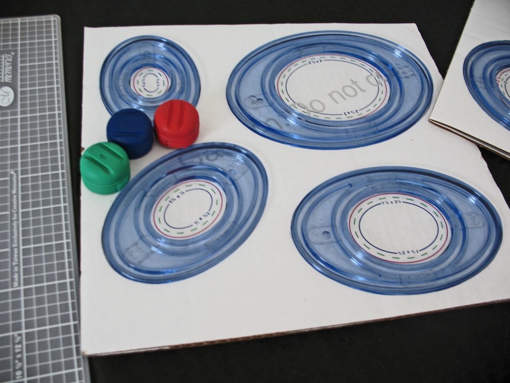 Creative Memories CustomCutting, mat blades, Ovals, Circles, Celestial Patterns.