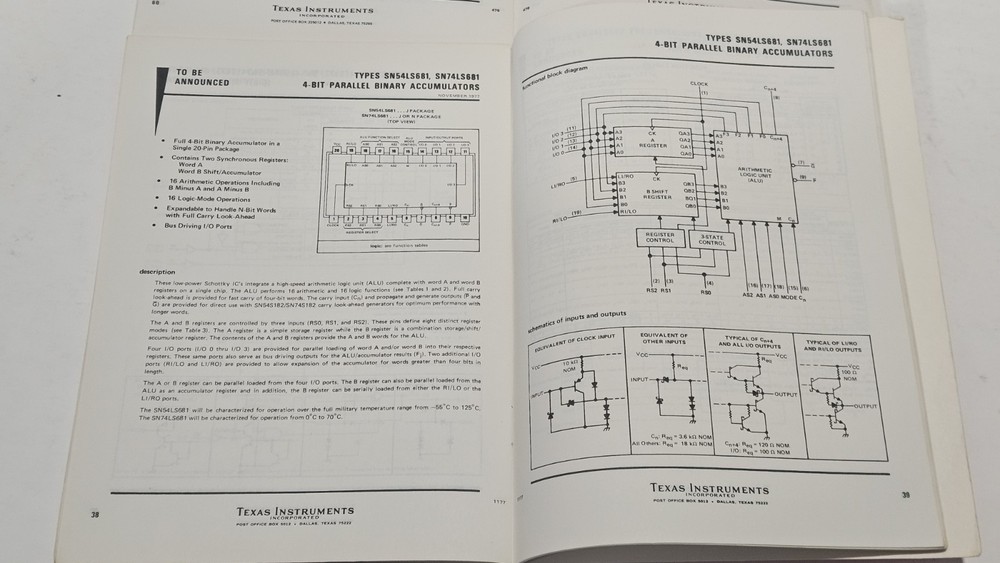 6 Texas Instruments Data Book TTL/Supplement TTL/Line Driver/Peripheral Driver