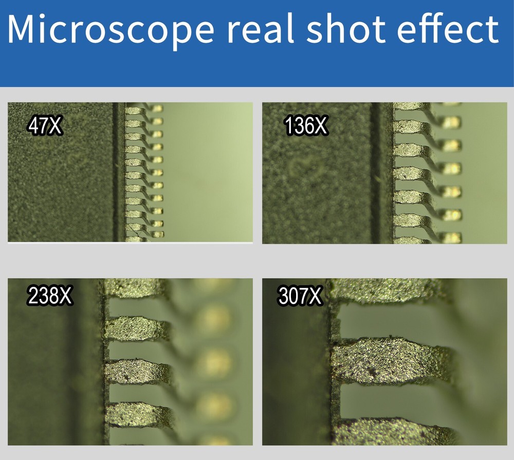 KOPPACE 47X-307 High Magnification Microscope Lens Continuous Zoom HD Lens