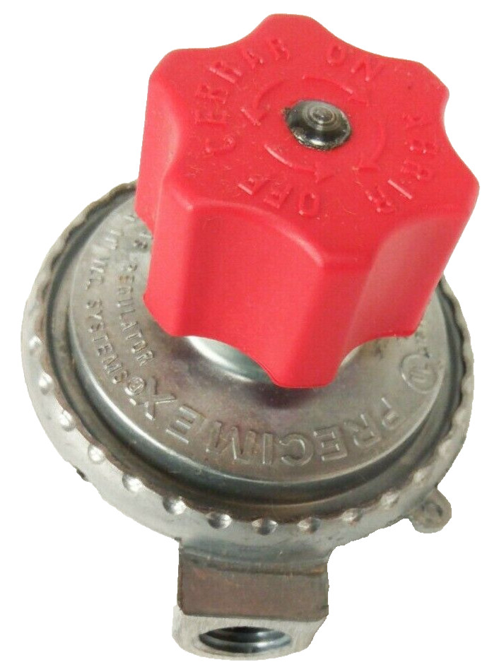 New Precimex 7003 Adjustable 0-10psi Propane Regulator LP LPG Gas Valve 1/4" NPT