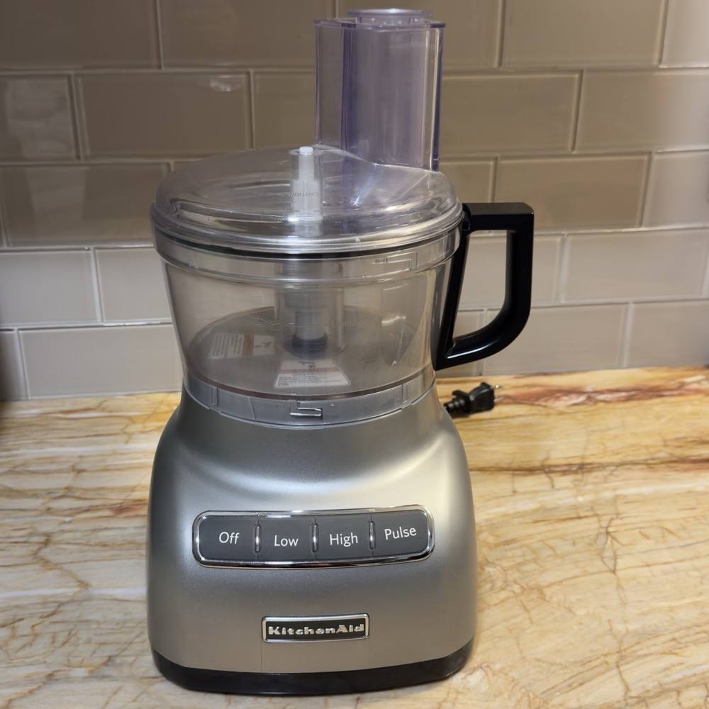 Kitchen Aid Food Processor Silver - 7 Cup - Model KFP0711