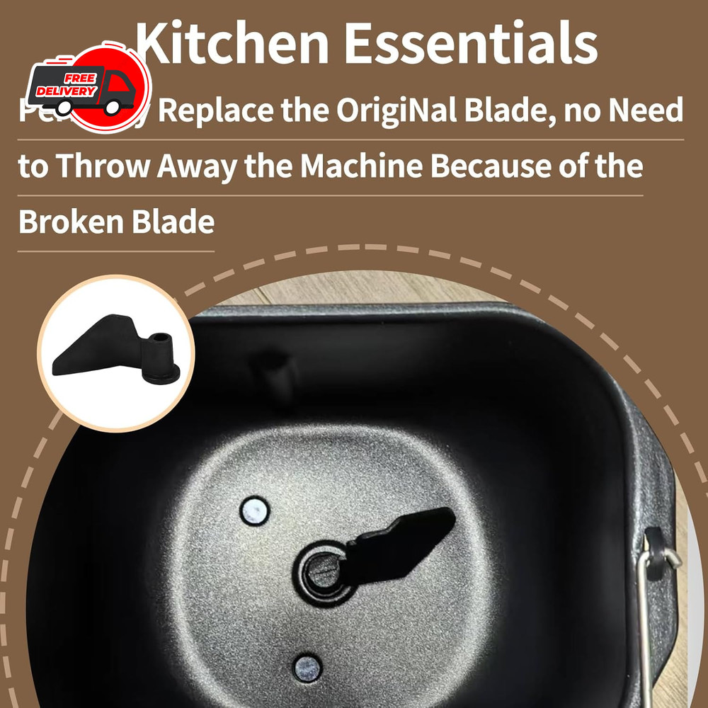 2-Pack CBK-110KP Bread Maker Kneading Paddle for Cuisinart Bread Maker Machine,