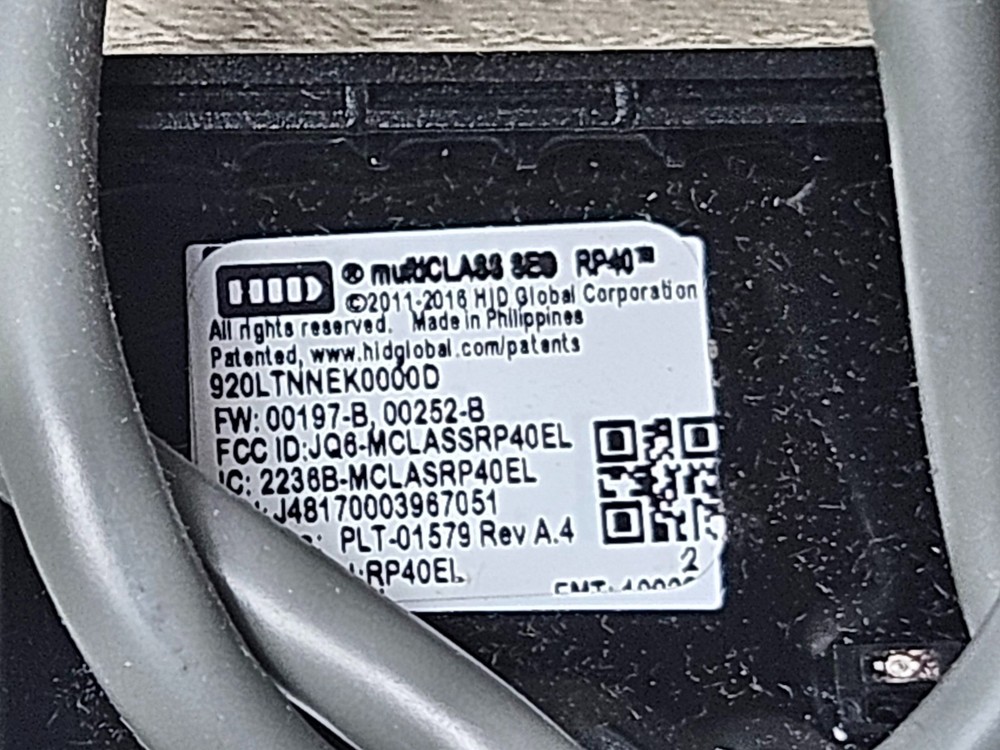 multiCLASS SE RP40 Wall Switch Reader - HID 920LTNNEK0000D