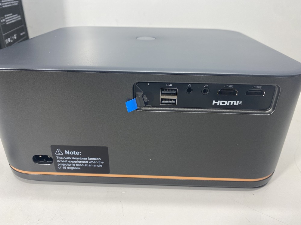 HAPPRUN - 2000 ANSI 4K Decoding Projector with WiFi and Bluetooth