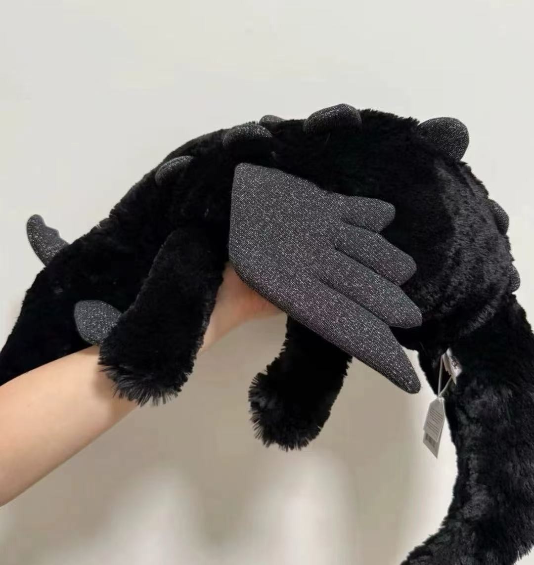 Jellycat Onyx Dragon Plush – Black - RETIRED RARE 50cm - NEW WITH TAGS Gifts