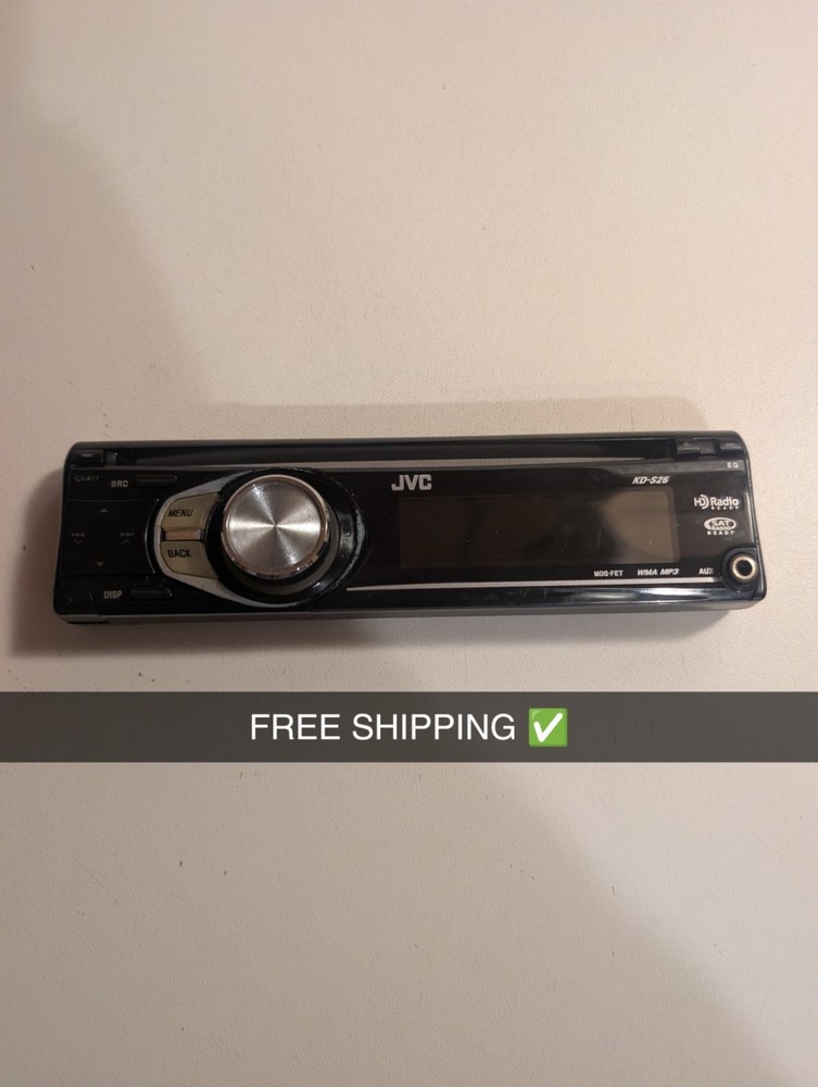 JVC KD-S26 FACEPLATE ONLY (TESTED)