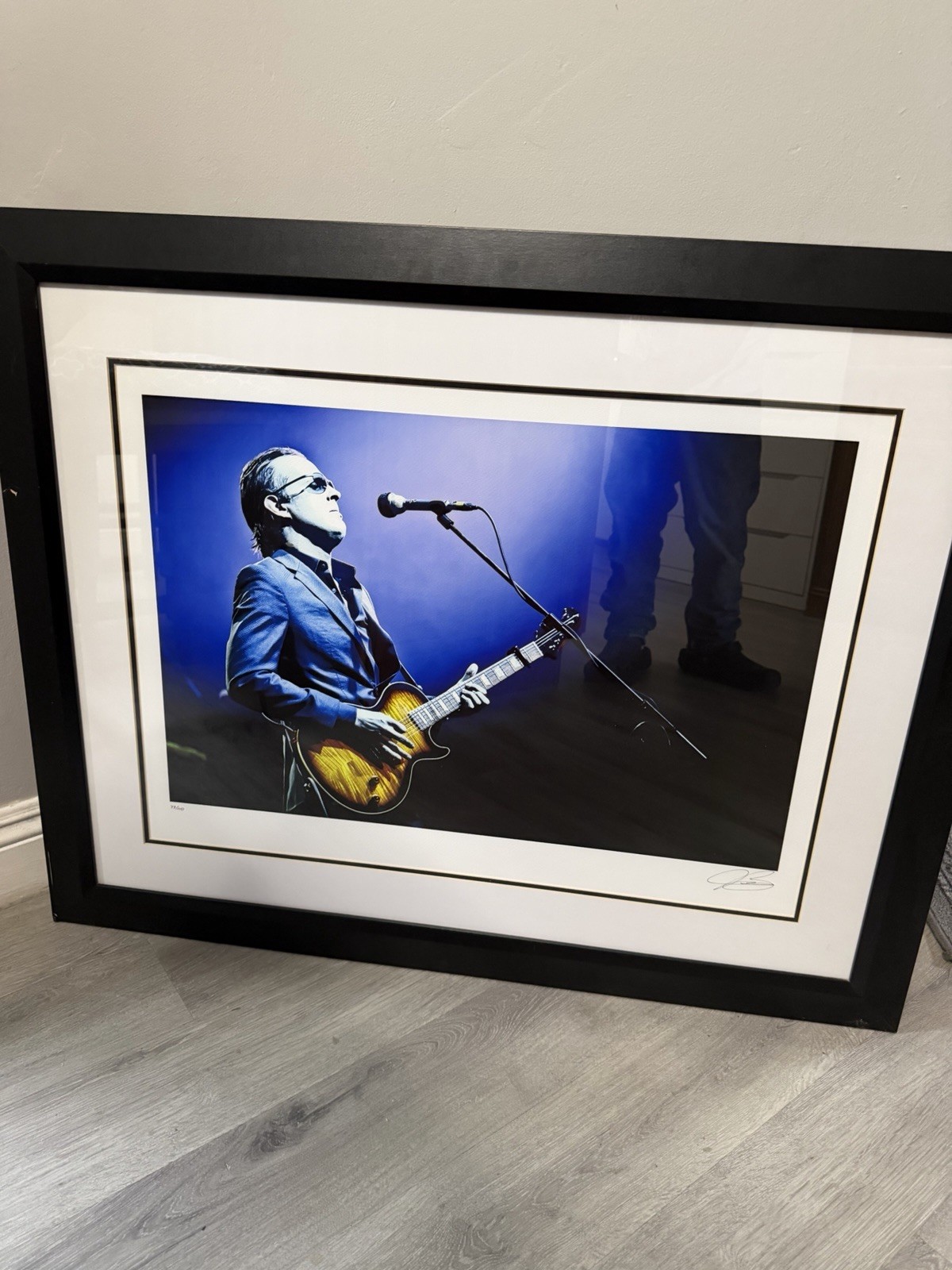 #43 Blues Deluxe" JOE BONAMASSA Collectible Litho (FRAMED - USA ONLY)