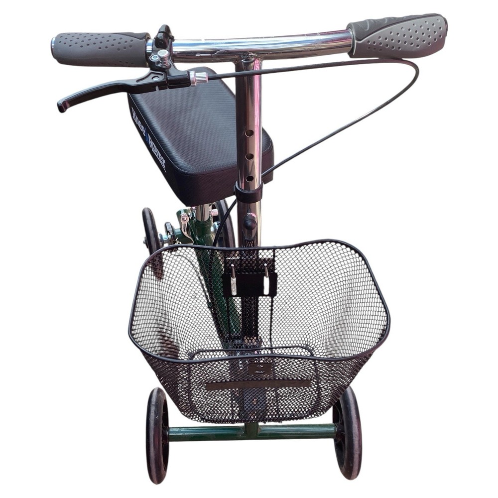 KneeRover Steerable Knee Scooter Green Adjustable Foldable
