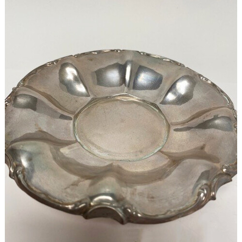 Sterling Silver Small Dish, 2.43ozt 6x1"