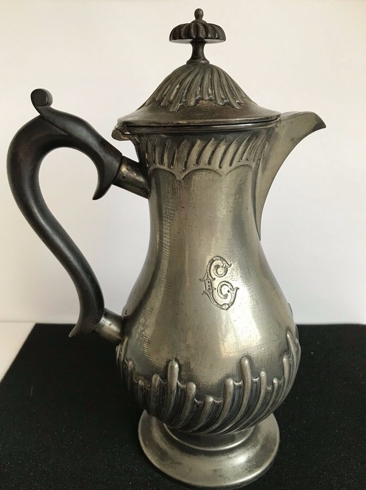 Victorian Silver Plated Coffee Pot / Hot Water Jug