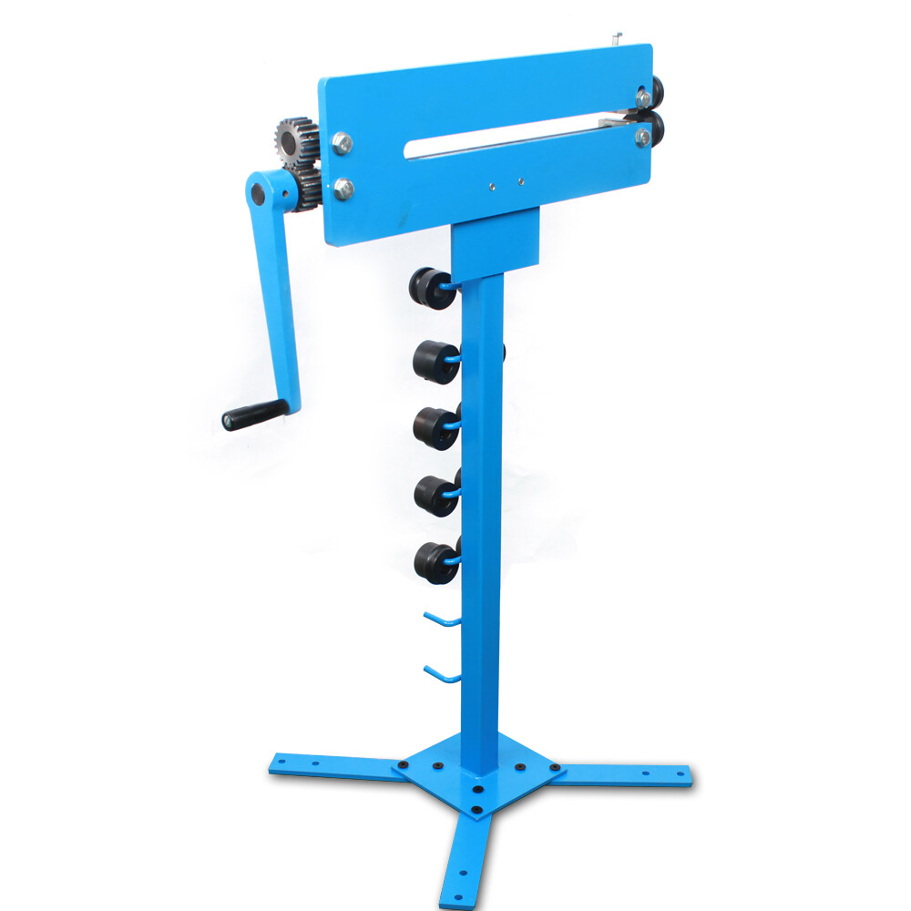 Manual Bead Roller Set with 6 Profile Rollers for Metal Bending