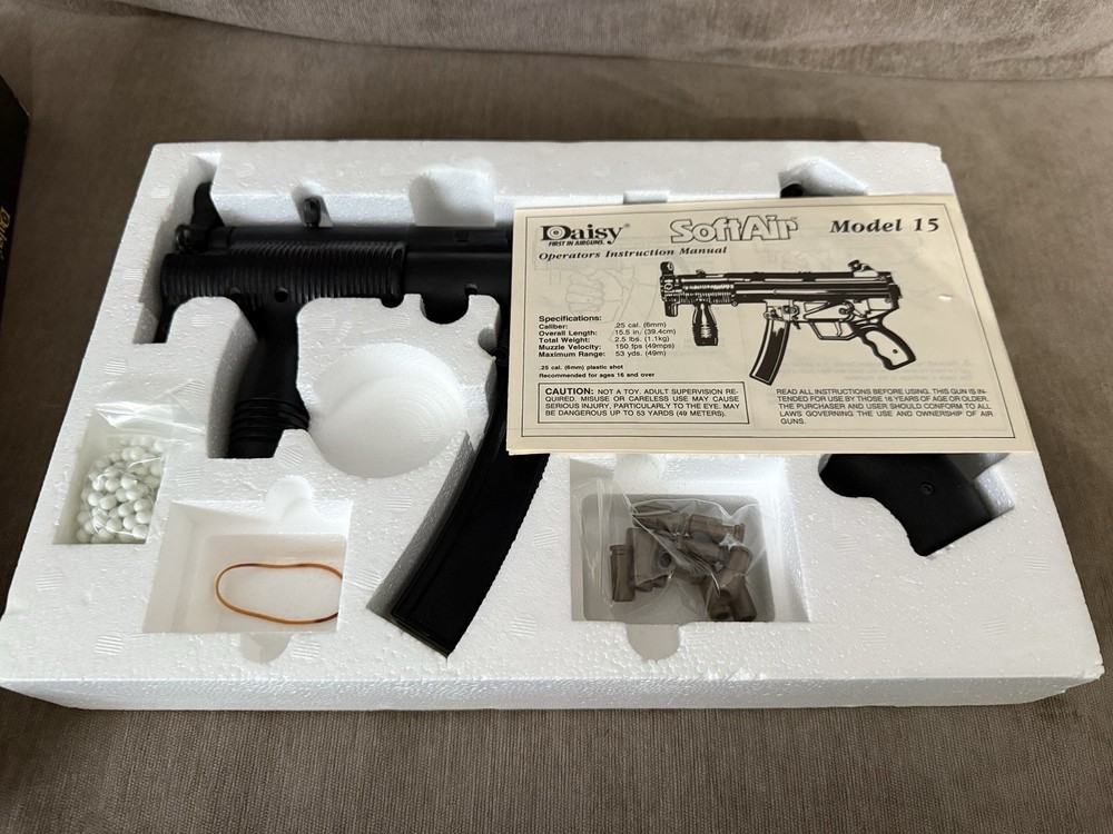 Daisy Model 15 Airsoft Gun MP5K