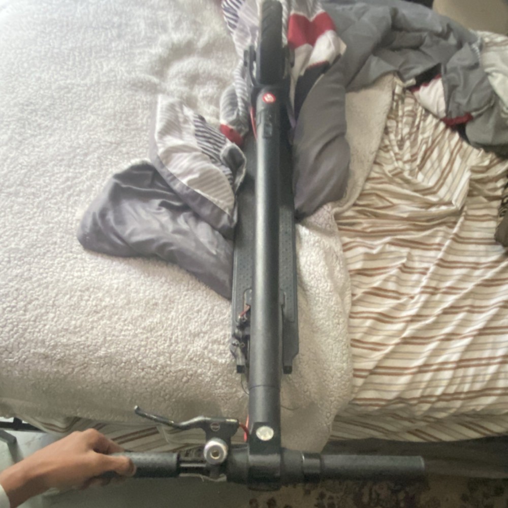 Black Folding Electric Scooter for Adults