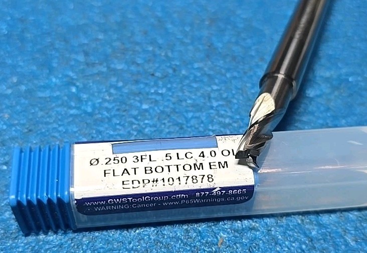 GW .250 3FL .5 LC 4.0 OL FLAT BOTTOM EM