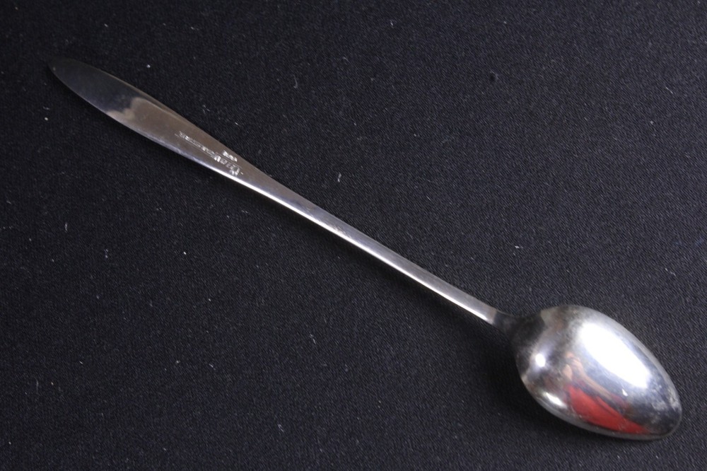 12 Iced Tea Spoons By Eldan Eld18 Pattern Stainless Japan Roses & Texture