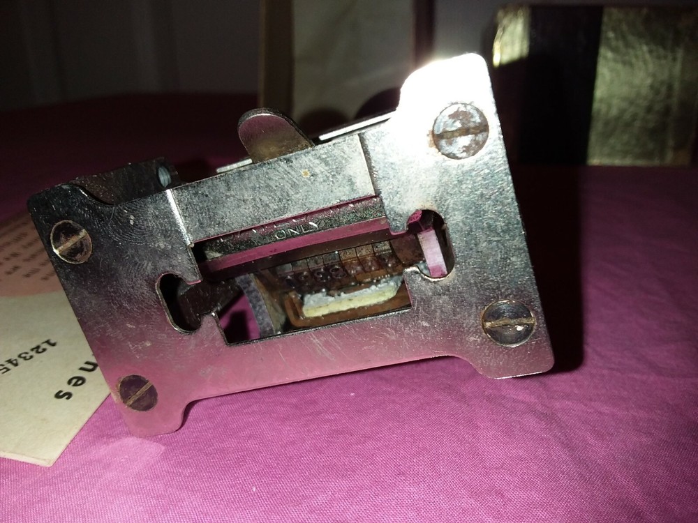Vintage Bates Standard Movement Numbering Machine