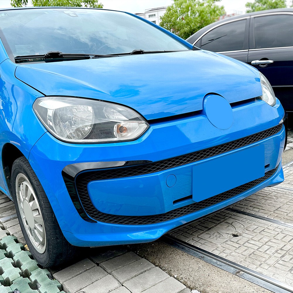 Black for VW Up! 11-15 Front Bumper Flaps Spoiler Splitter Wing Canards