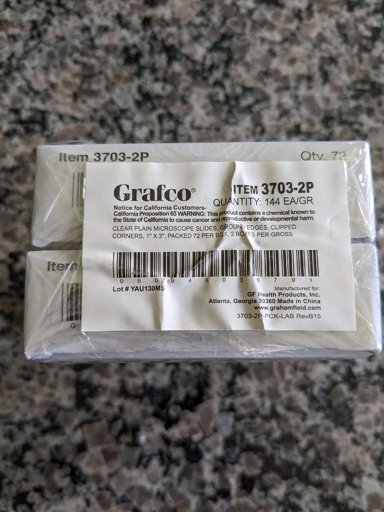 9 Boxes Microscope Slides With 4 Boxes Of Cover Glass