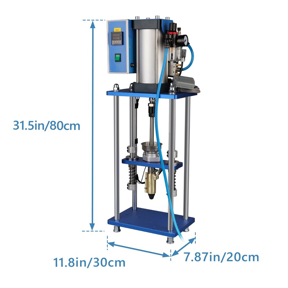 10g Desktop Vertical Injection Molding Machine DIY Pneumatic Plastic Injector US