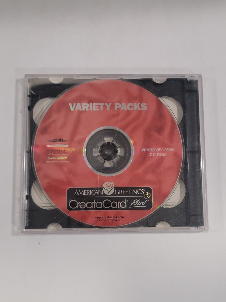 4 Creative PC CD-ROMs - Hallmark Scrapbook Studio, CreataCard, Greeting Cards