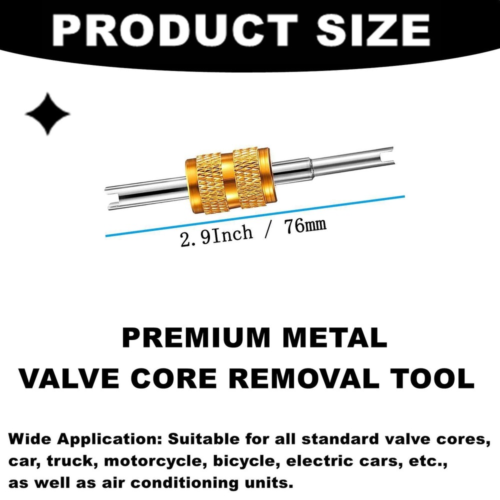 Air Conditioning Valve Core Kit,Cap & Valve Air Conditioning System Seal Cap ...