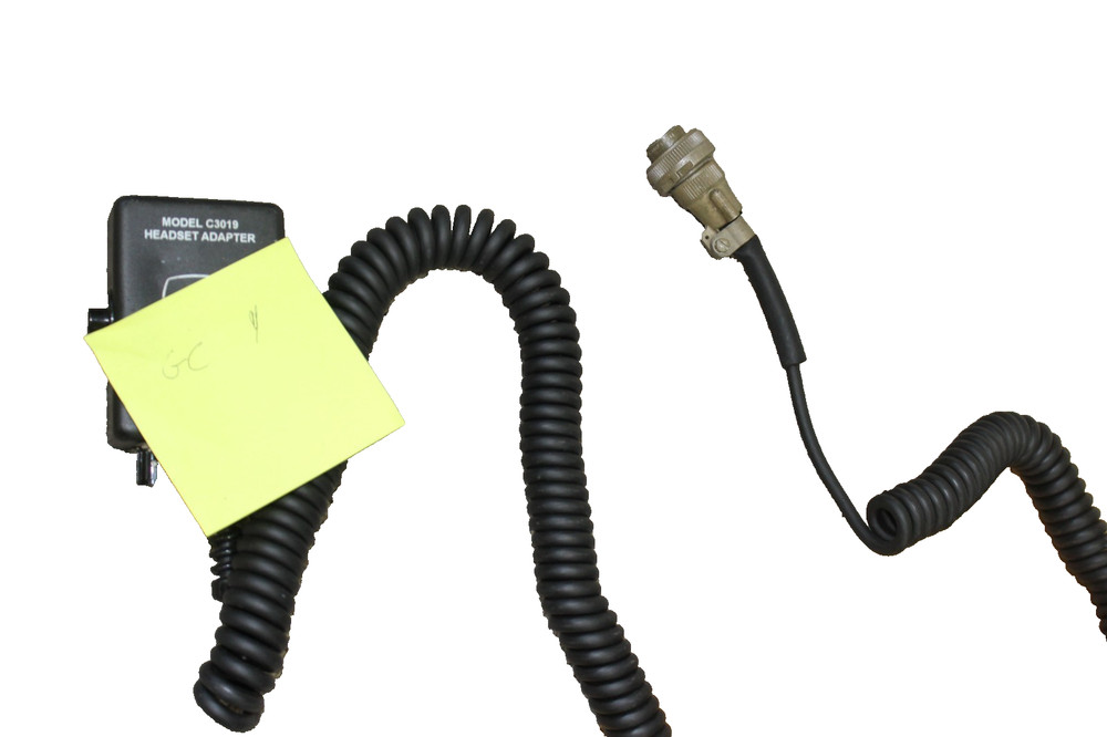 David Clark Model C3019 Headset Adapter Good Condition