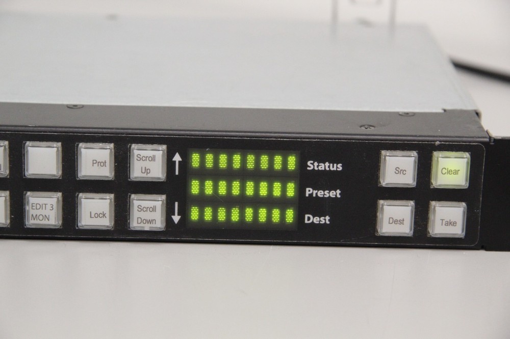 Miranda Nvision Rack Mount Router Control Panel NV9603A