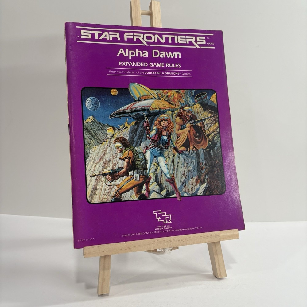 TSR Star Frontiers Alpha Dawn Basic Expanded Game Rules