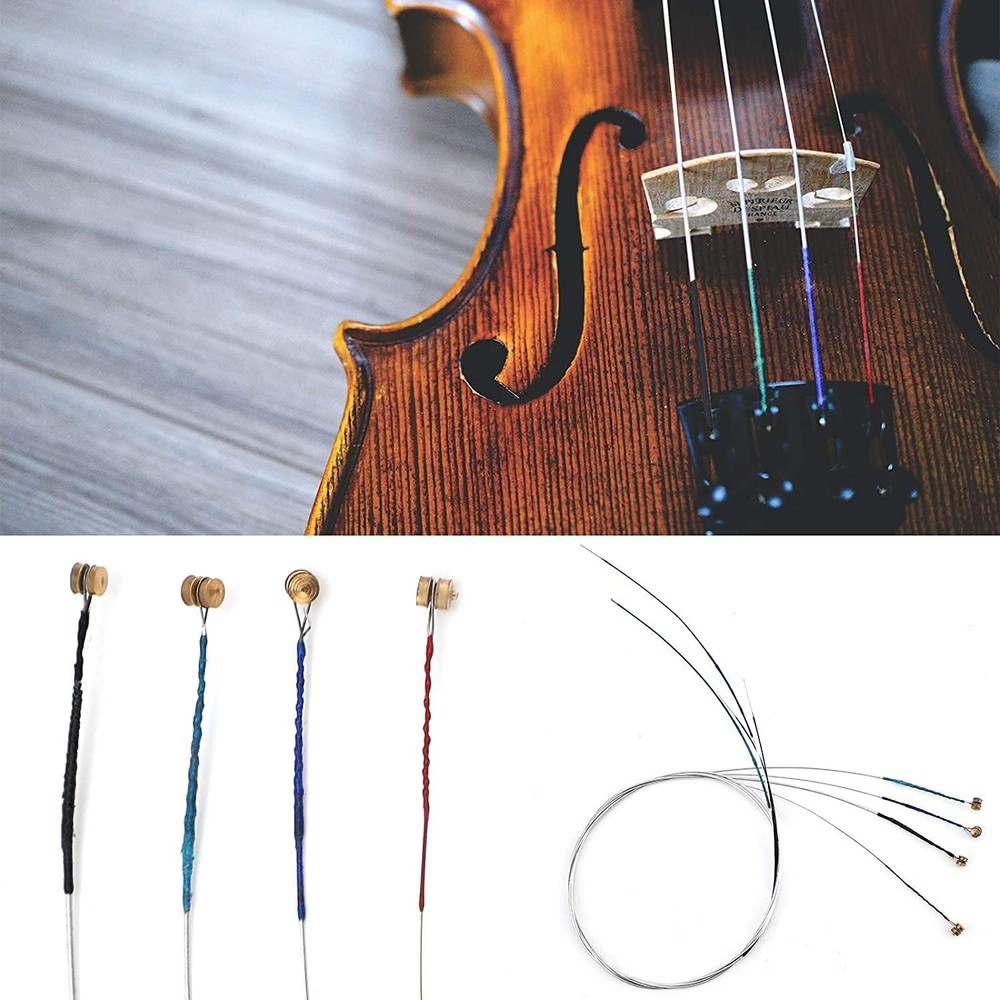 SAVITA 4/4 Violin String Universal Set Classic Silver String (GDAE) Steel Core w