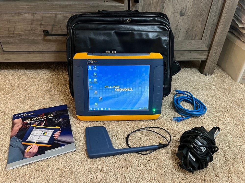 Fluke Optiview OPVXG-10G Network Analyzer - Loaded w/ Software, Options & Accy's