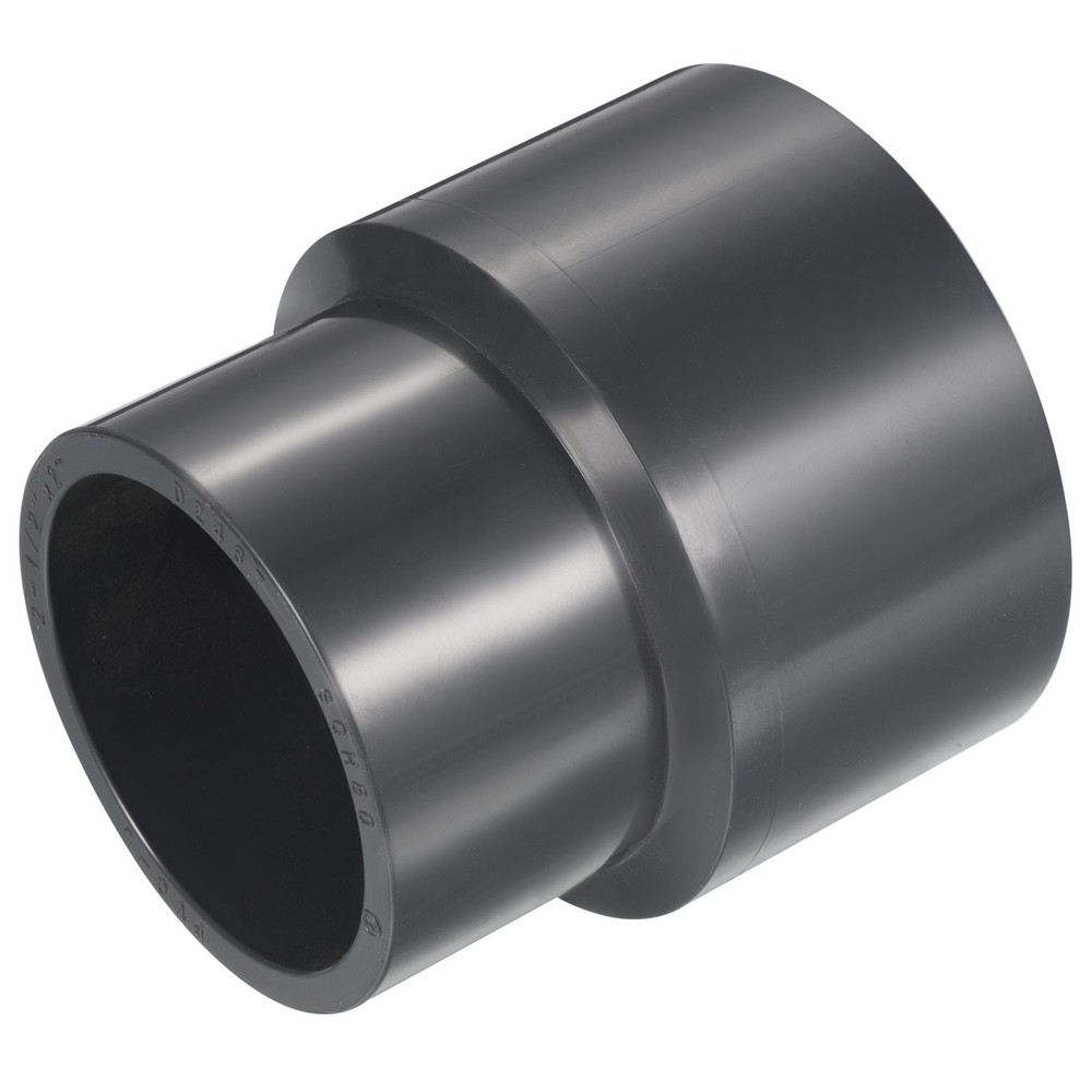 UPVC Reducer Fitting Great for Kitchen, Sink (Gray, 2-1/2" x 2")