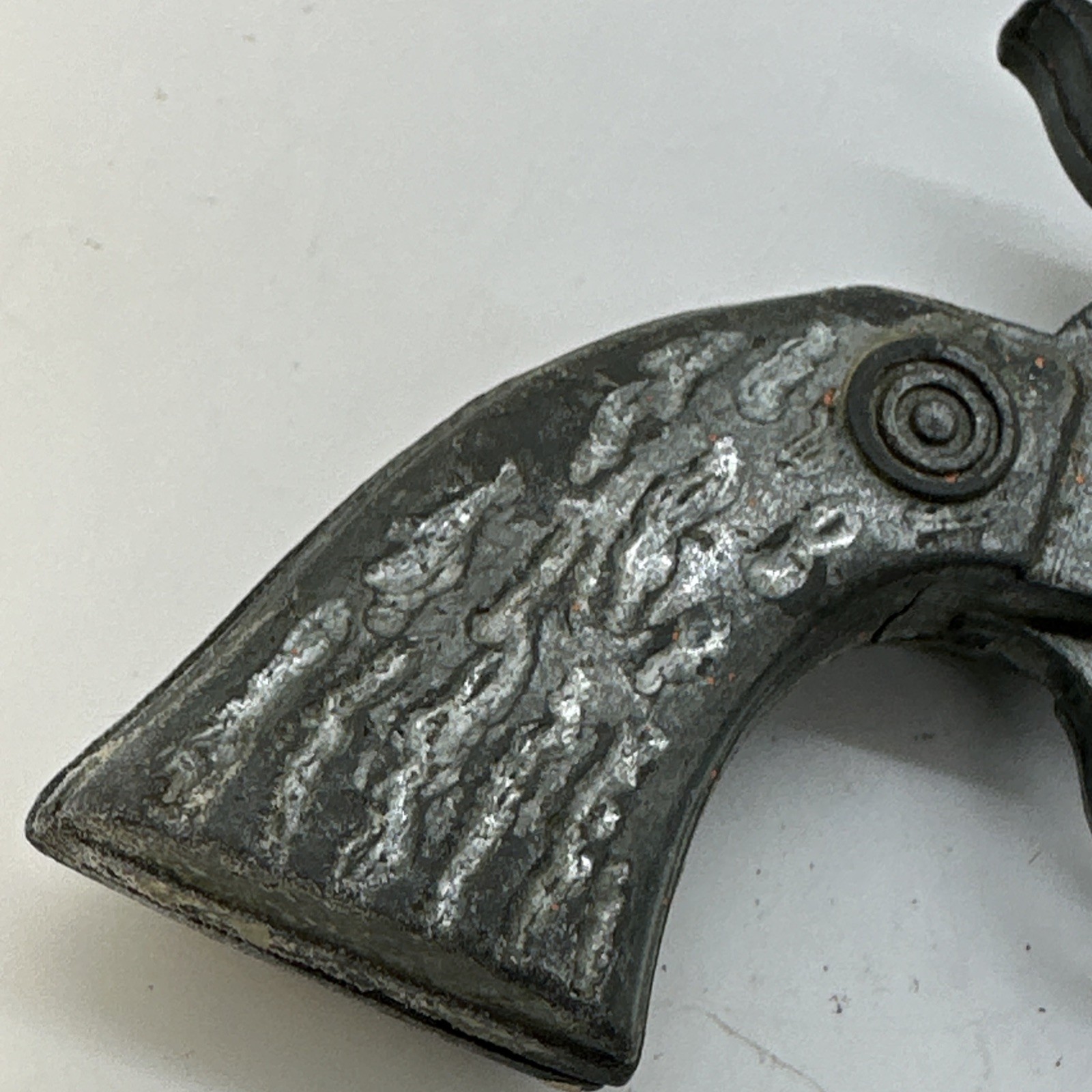 Vintage Bronc Circle D & Daisy Bullseye Cap Gun Pistol Revolver 1950's USA