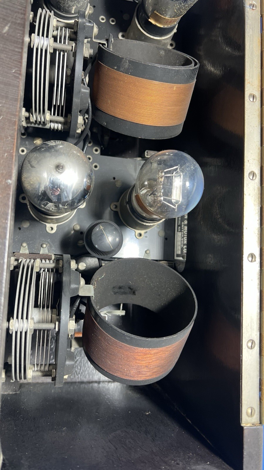 Vintage 1920s Day-Fan OEM-7 Tube Radio Receiver Untested Good Condition