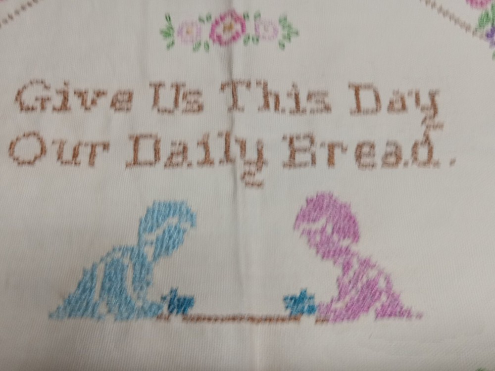 Hand Embroidered Piece Ready For A Frame
