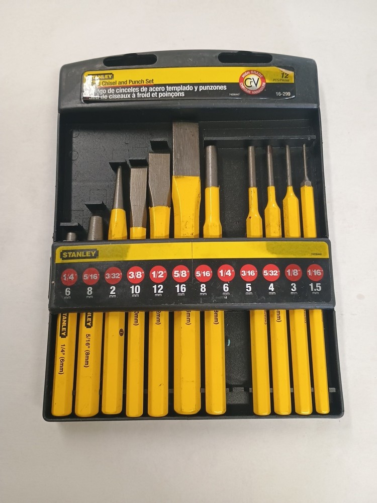 Stanley 16-299 Chisel / Punch Set 1/4" Punch Missing