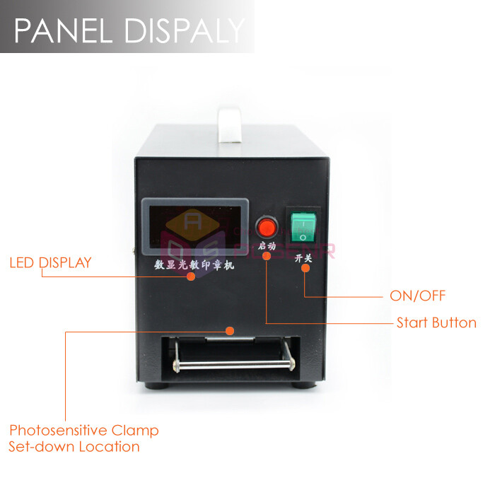 Selfinking Stamping Making 220V Digital Photosensitive Seal Flash Stamp Machine