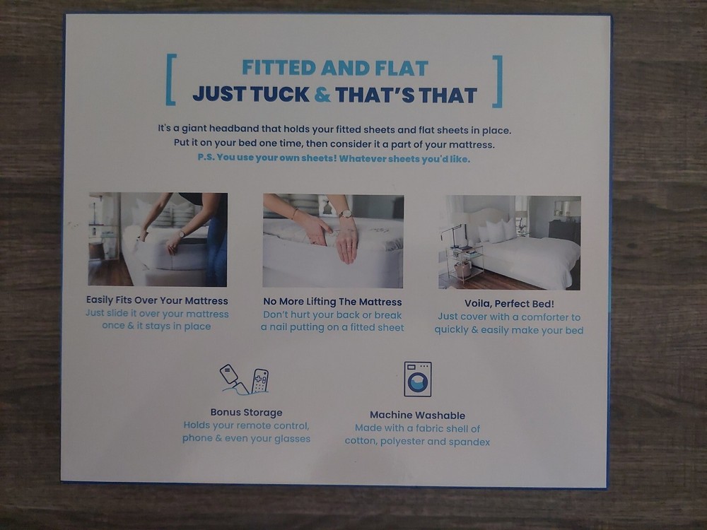 Better Bedder Bed Fitted Sheet - White, King