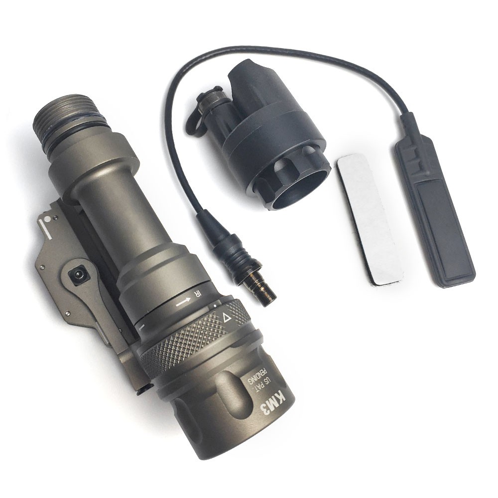 M952V IR Infrared Light with KM3 Lamp Head, Tactical Flashlight with Pad Switch