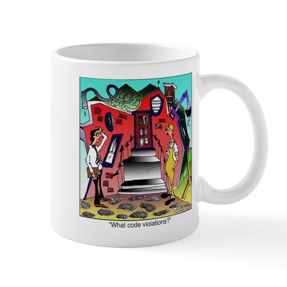 CafePress Code Violations Mug 11 oz Ceramic Mug (272382236)