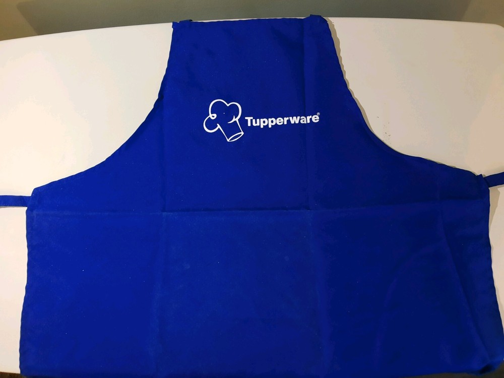 Tupperware My First Baking Jr - Junior Apron and Chef Hat Blue NEW