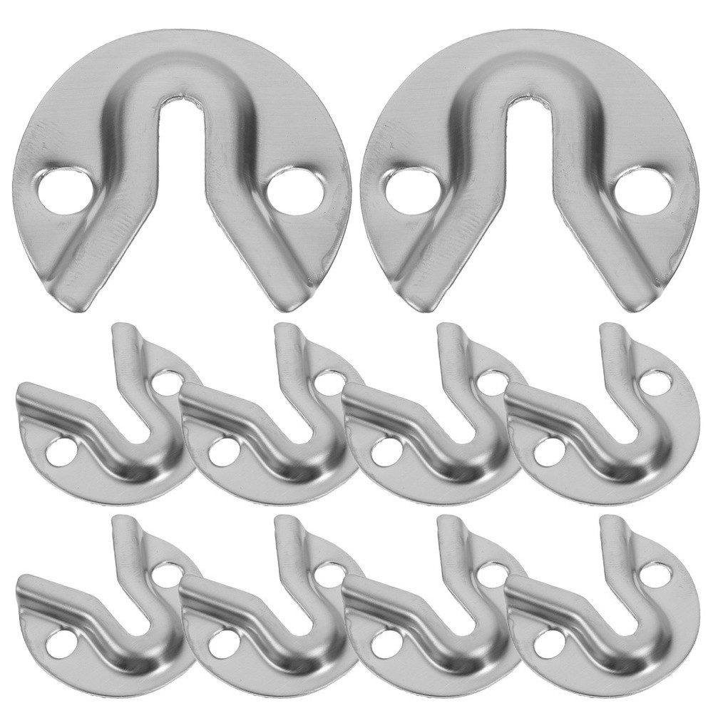 50 Pcs Stainless Steel Interlock Hanging Buckle Interlocking Hardware Brackets