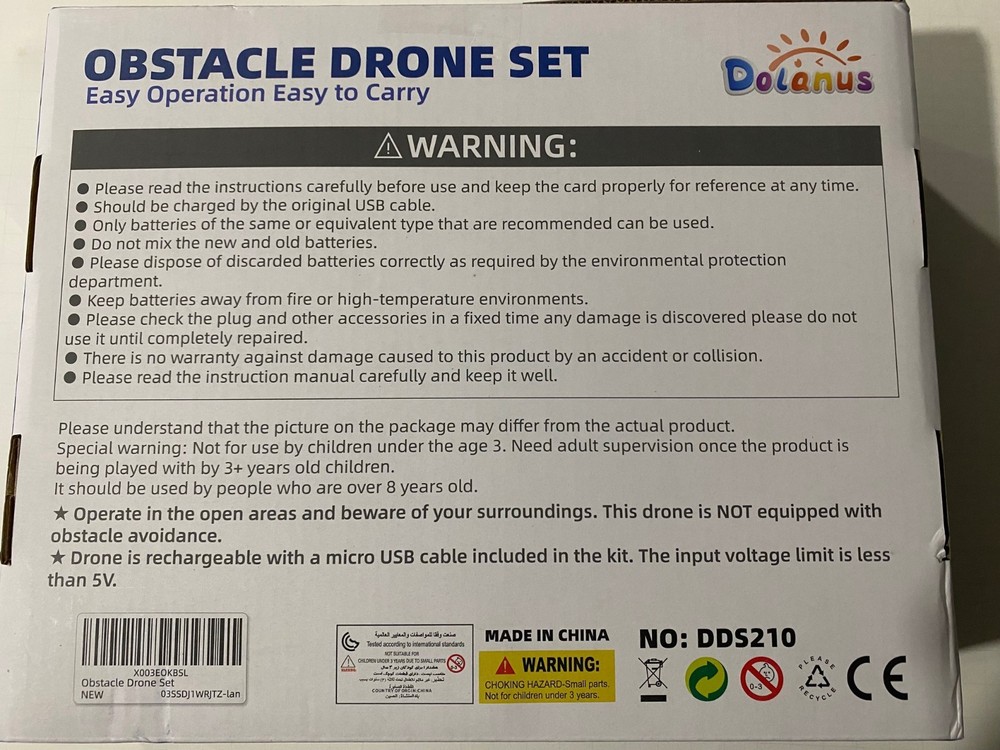 "DOLANUS" OBSTACLE DRONE SET-NIB
