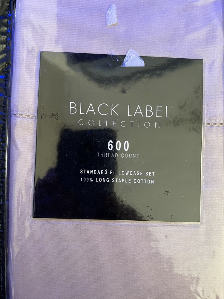 Black Label Collection Pillowcases - 2 Packages