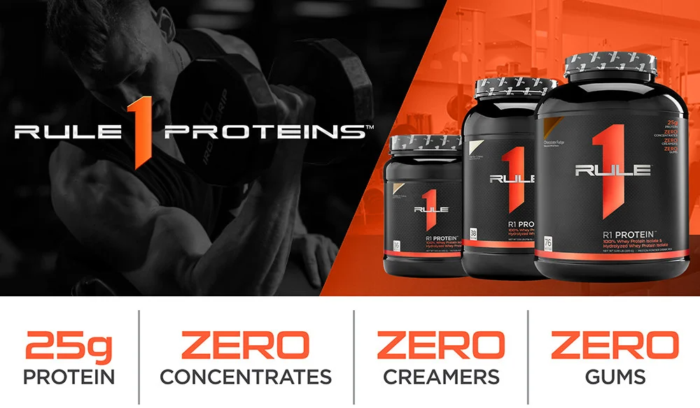 RULE ONE PROTEINS R1 PROTEIN Whey Protein Isolate / Hydrolysate 5LB