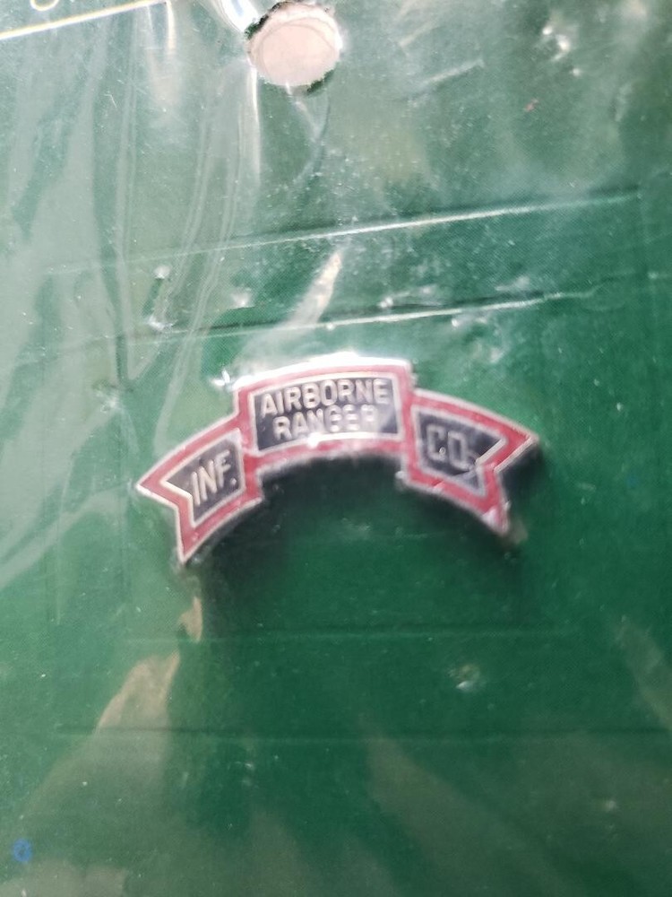 AIRBORNE RANGER Tab (SMALL 1") Hat Pin