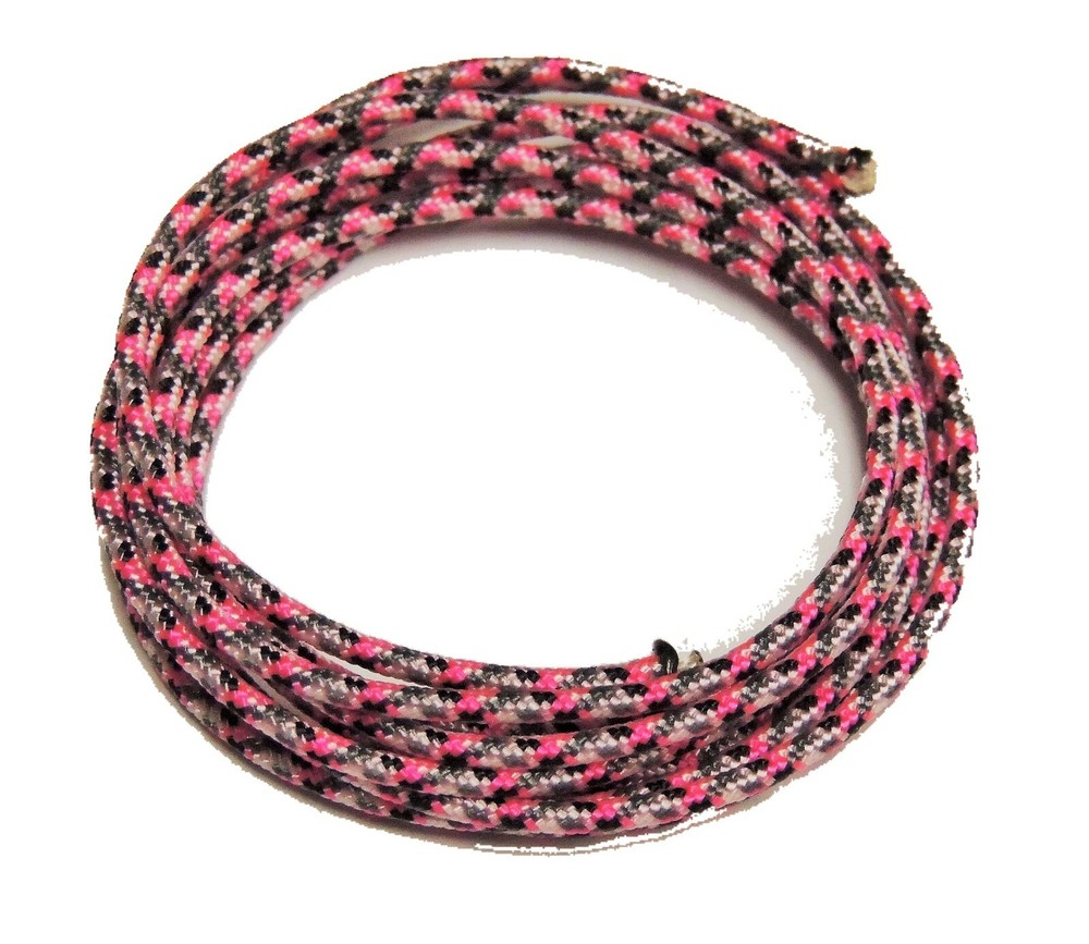 25 Feet - PINK CAMO - RELEASE BOWSTRING NOCK NOCKING D LOOP ROPE Archery Bow