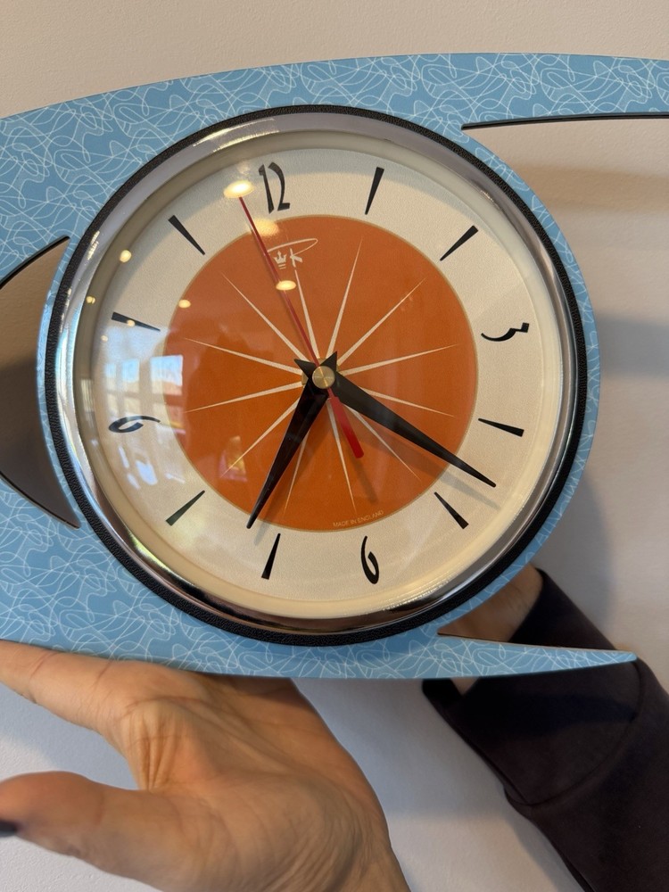 Mid Century Reproduction Cool Clock Wall Clock
