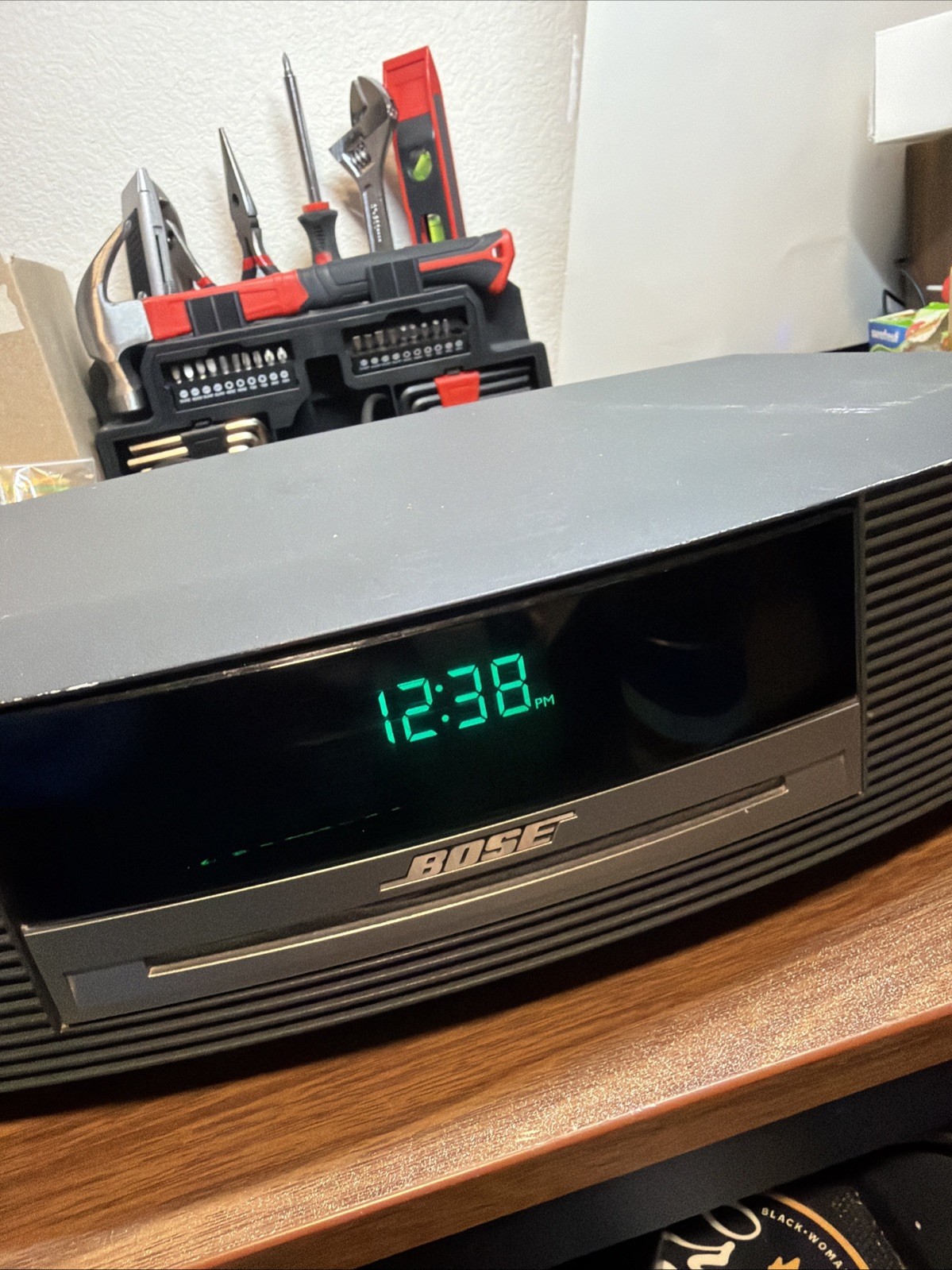 Bose Wave Music System AM/FM CD Player Clock Radio No Remote Fully Tested awrcc1