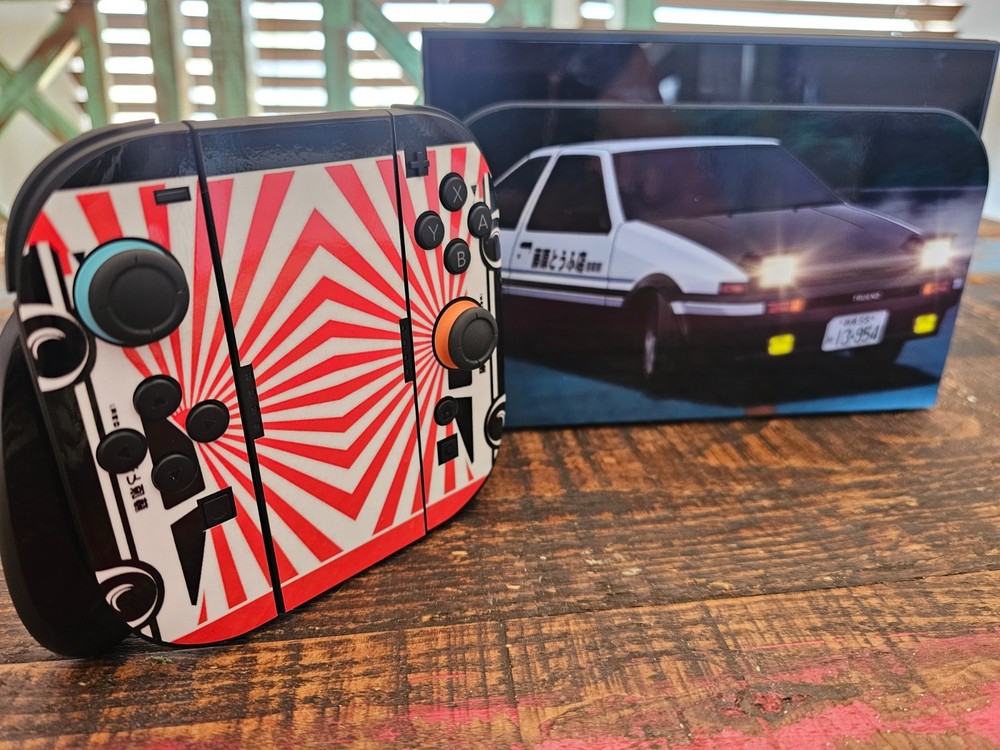 Skin Vinyl Decal "Sprinter" Nintendo Switch 1 or 2 Gamer Console_ Initial D_