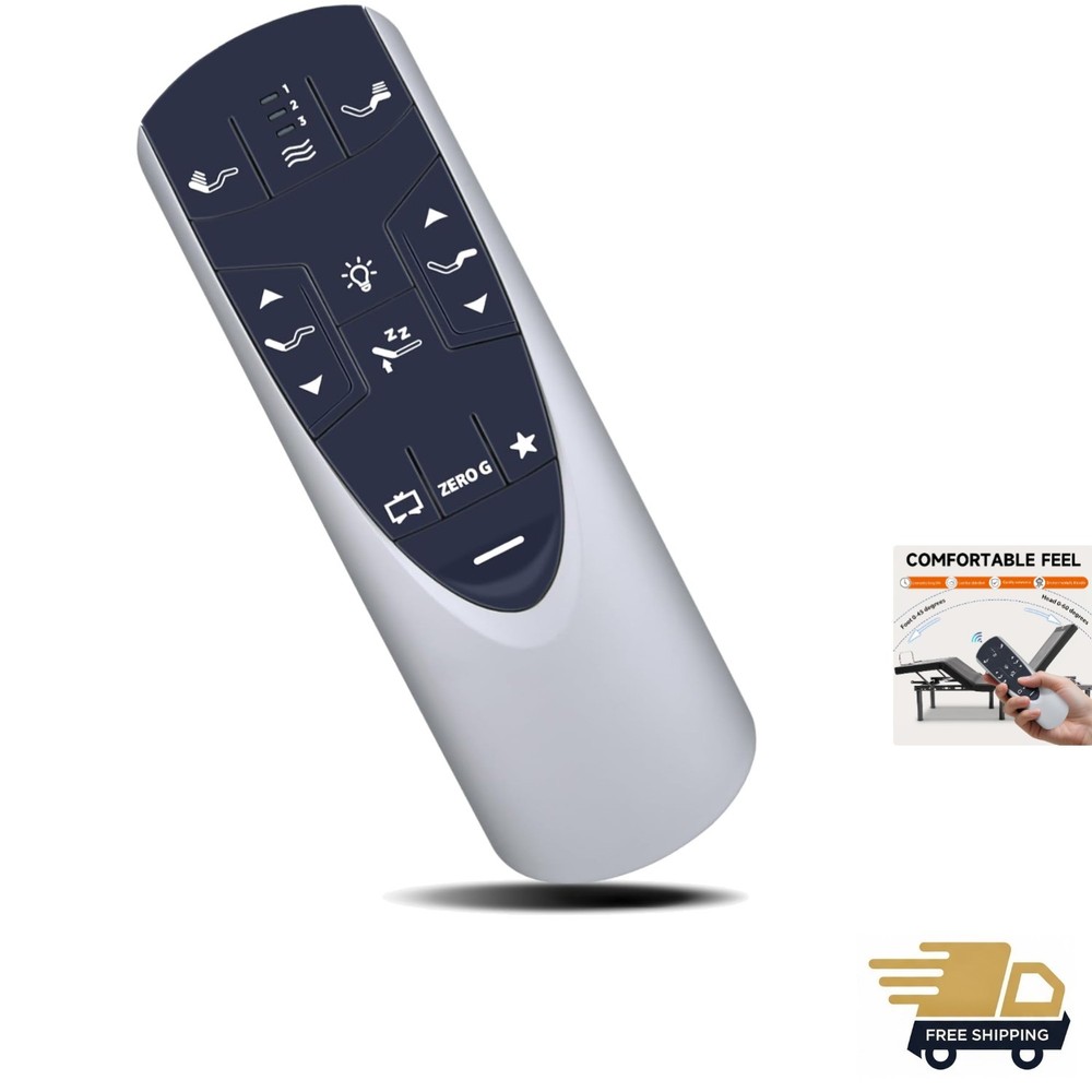 Infrared Replacement Remote Control for Tempur-Pedic Ergo Bed RF502A/RF358A